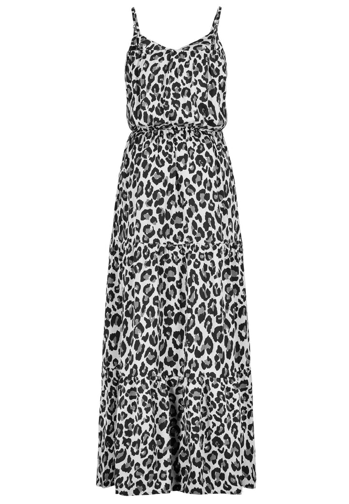 Maxikleid Damen Volants Authentic Style