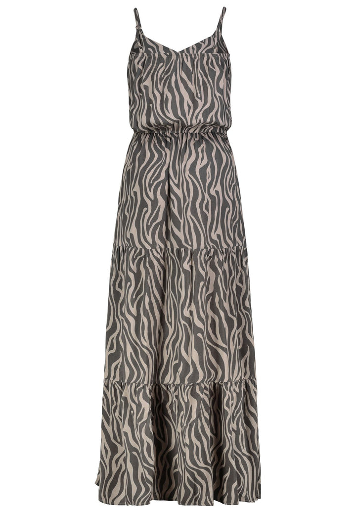 Maxikleid Damen Volants Authentic Style