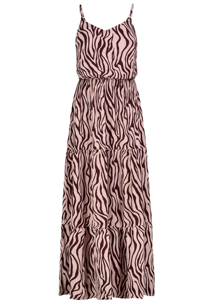 Maxikleid Damen Volants Authentic Style