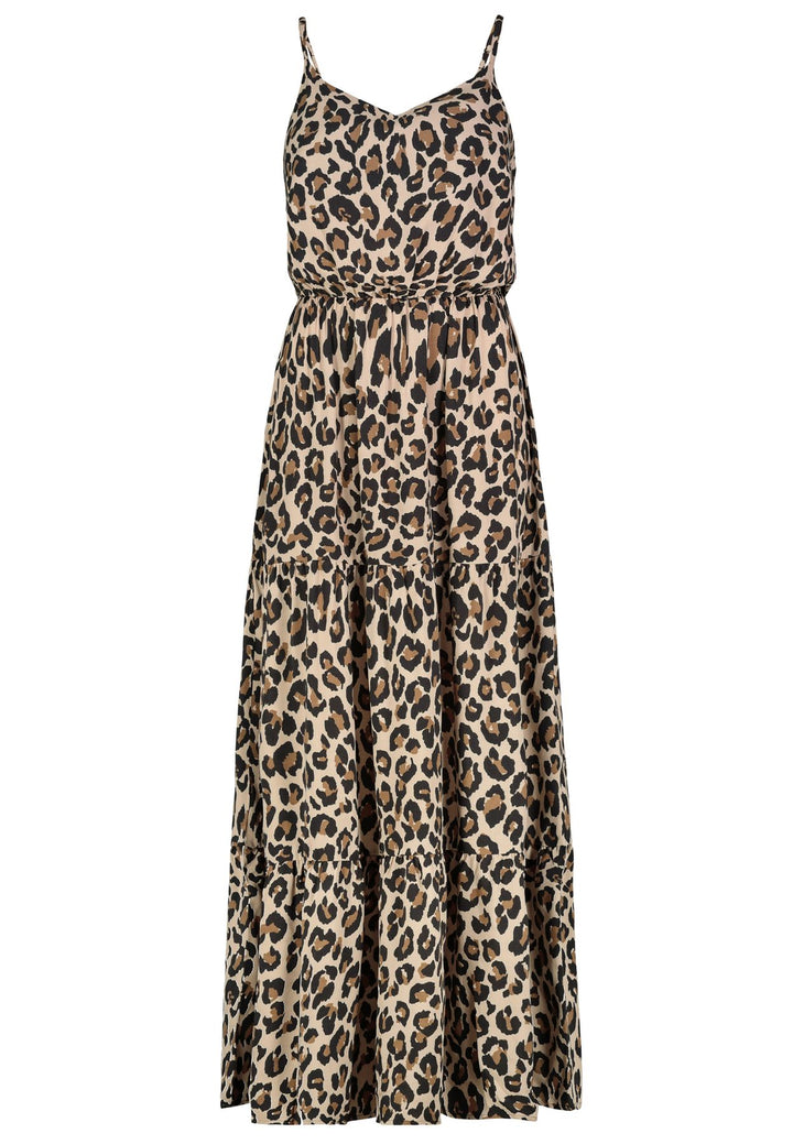 Maxikleid Damen Volants Authentic Style