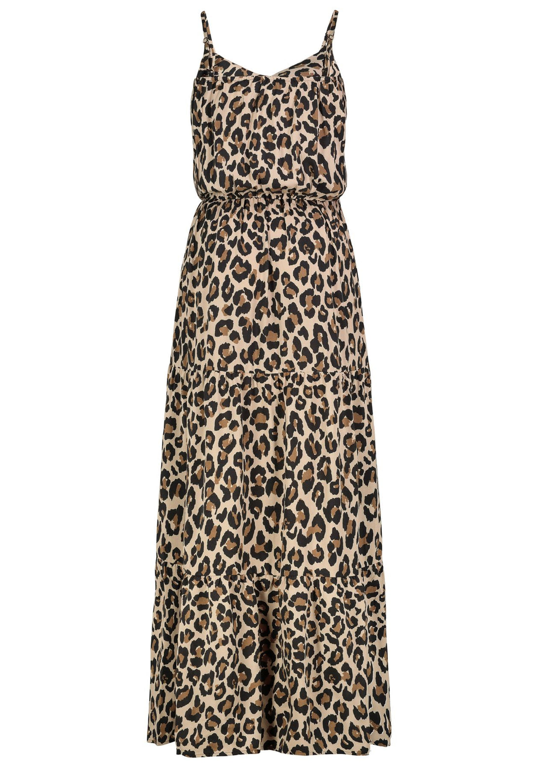 Maxikleid Damen Volants Authentic Style