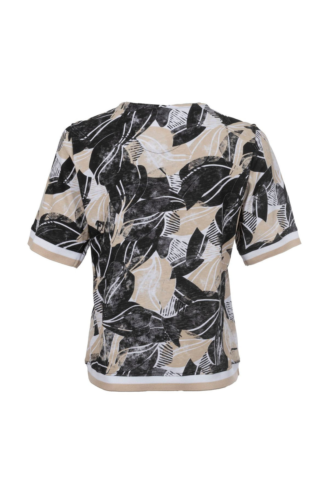SOQUESTO Damen T-Shirt floraler Print