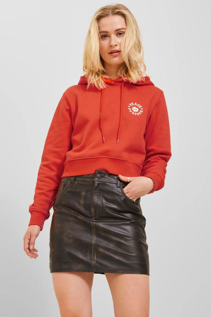 Damen JXROWAN RLX LS SHORT HOOD SWT