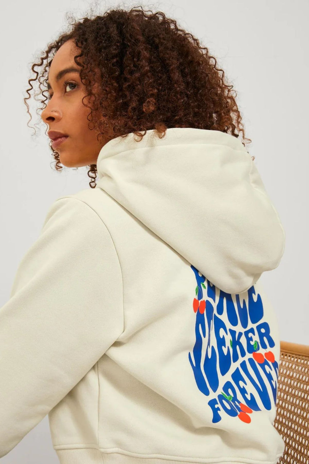 Damen JXROWAN RLX LS SHORT HOOD SWT