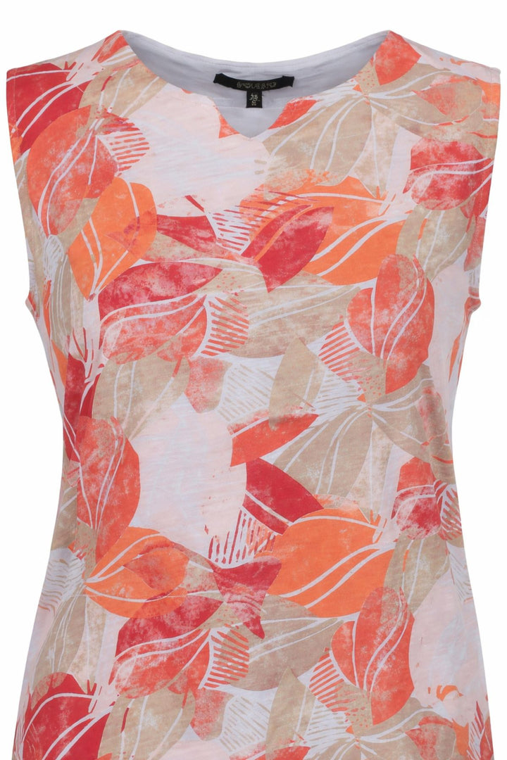 SOQUESTO Damen Top Floraldruck
