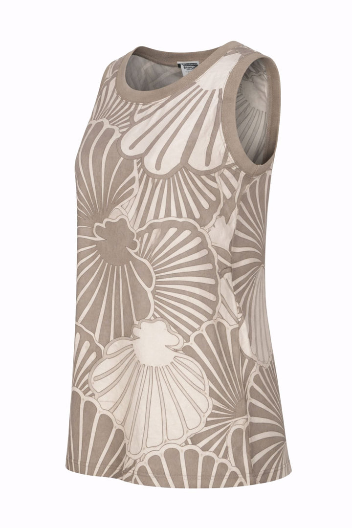 Authentic Style Damen Top Muschelprint