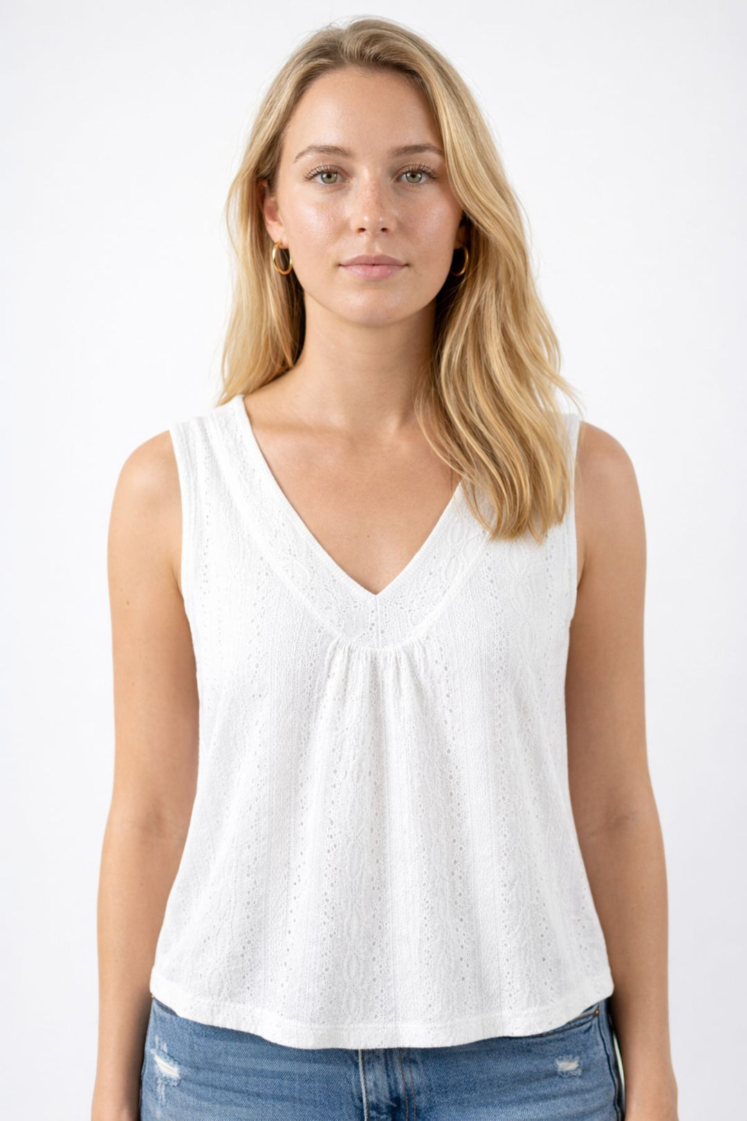 Zabaione Damen Top V-Ausschnitt