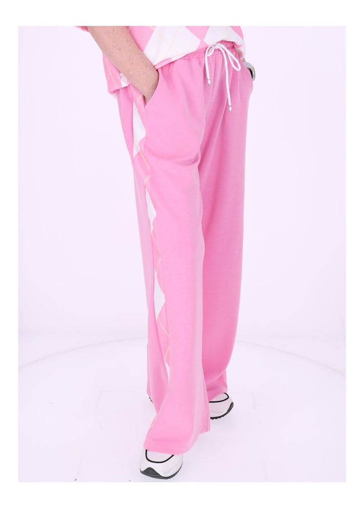 Set Jogginghose + T-Shirt Damen AOP Raute
