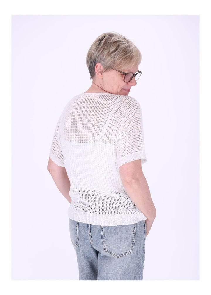 T-Shirt Damen Häkeloptik