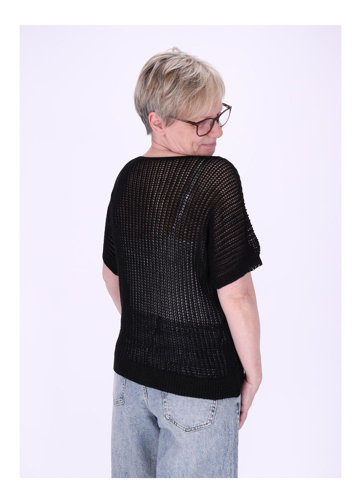 T-Shirt Damen Häkeloptik
