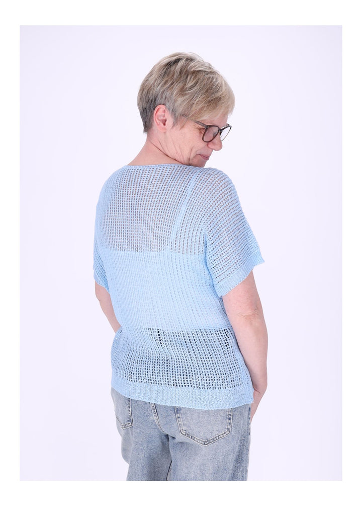 T-Shirt Damen Häkeloptik