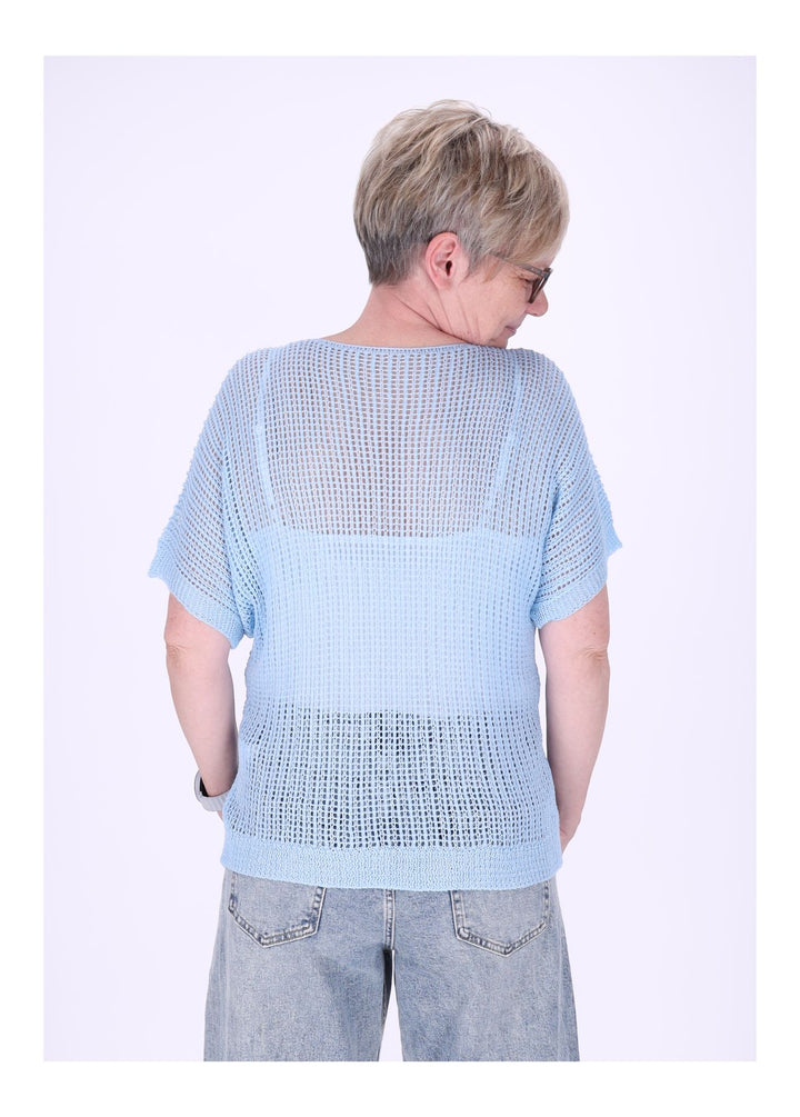T-Shirt Damen Häkeloptik