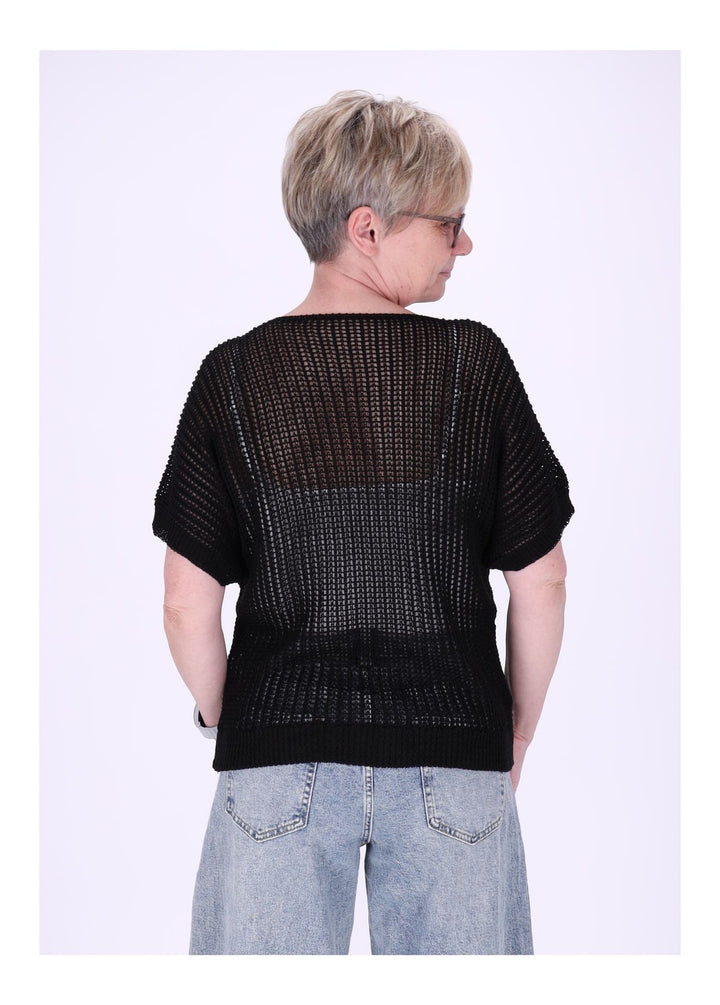 T-Shirt Damen Häkeloptik