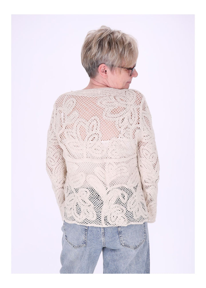 Häkeljacke Damen Langarm