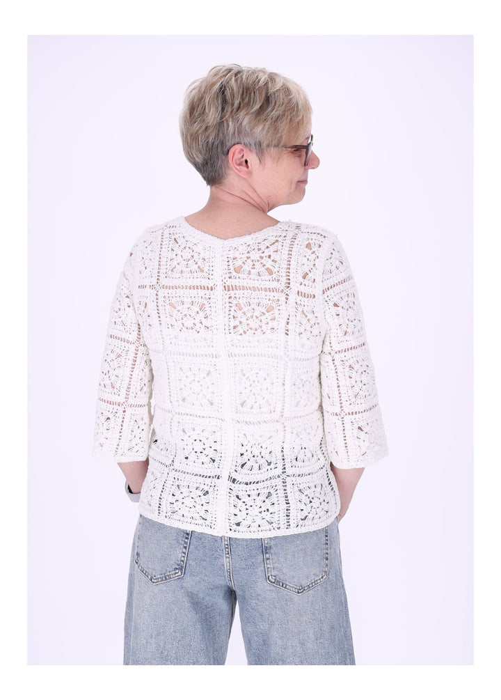 Häkeljacke Damen 3/4 Arm