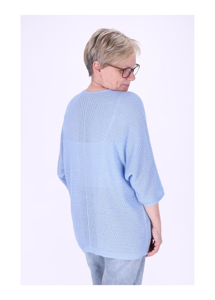 Strickjacke Damen offen 3/4 Arm