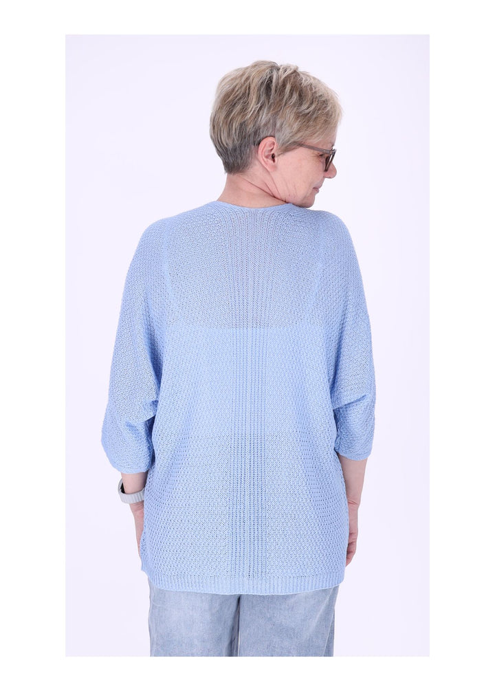 Strickjacke Damen offen 3/4 Arm
