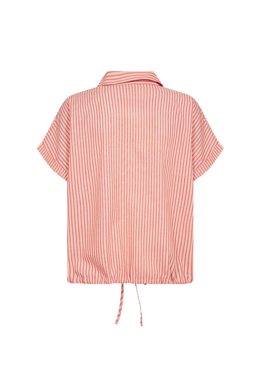 Bluse Damen Streifenmuster Bindebändchen