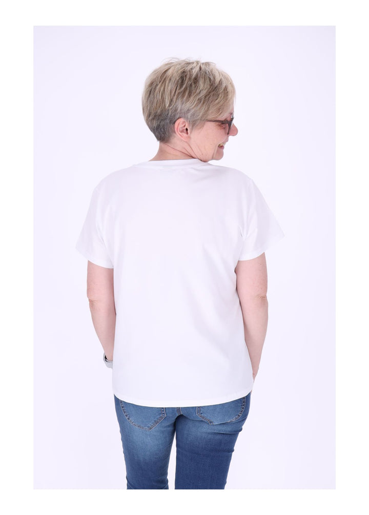 T-Shirt Damen Mixed Print