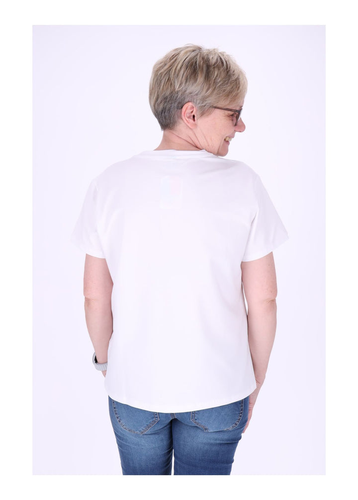 T-Shirt Damen Mixed Print