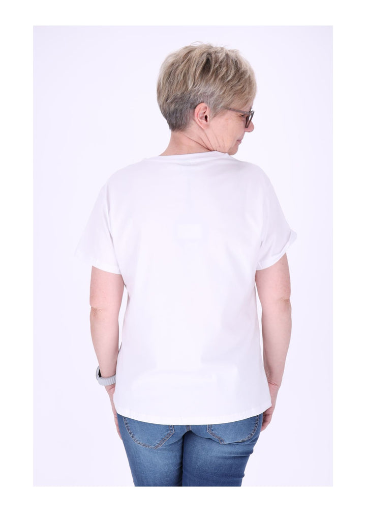 T-Shirt Damen Mixed Print