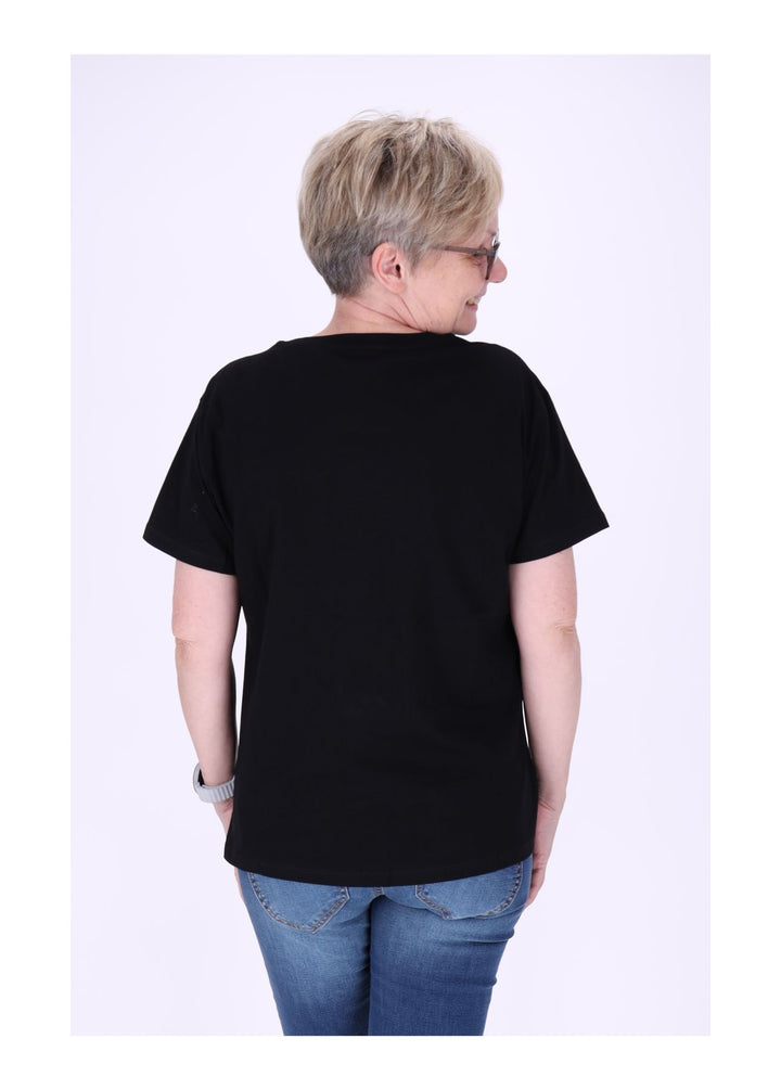 T-Shirt Damen Mixed Print