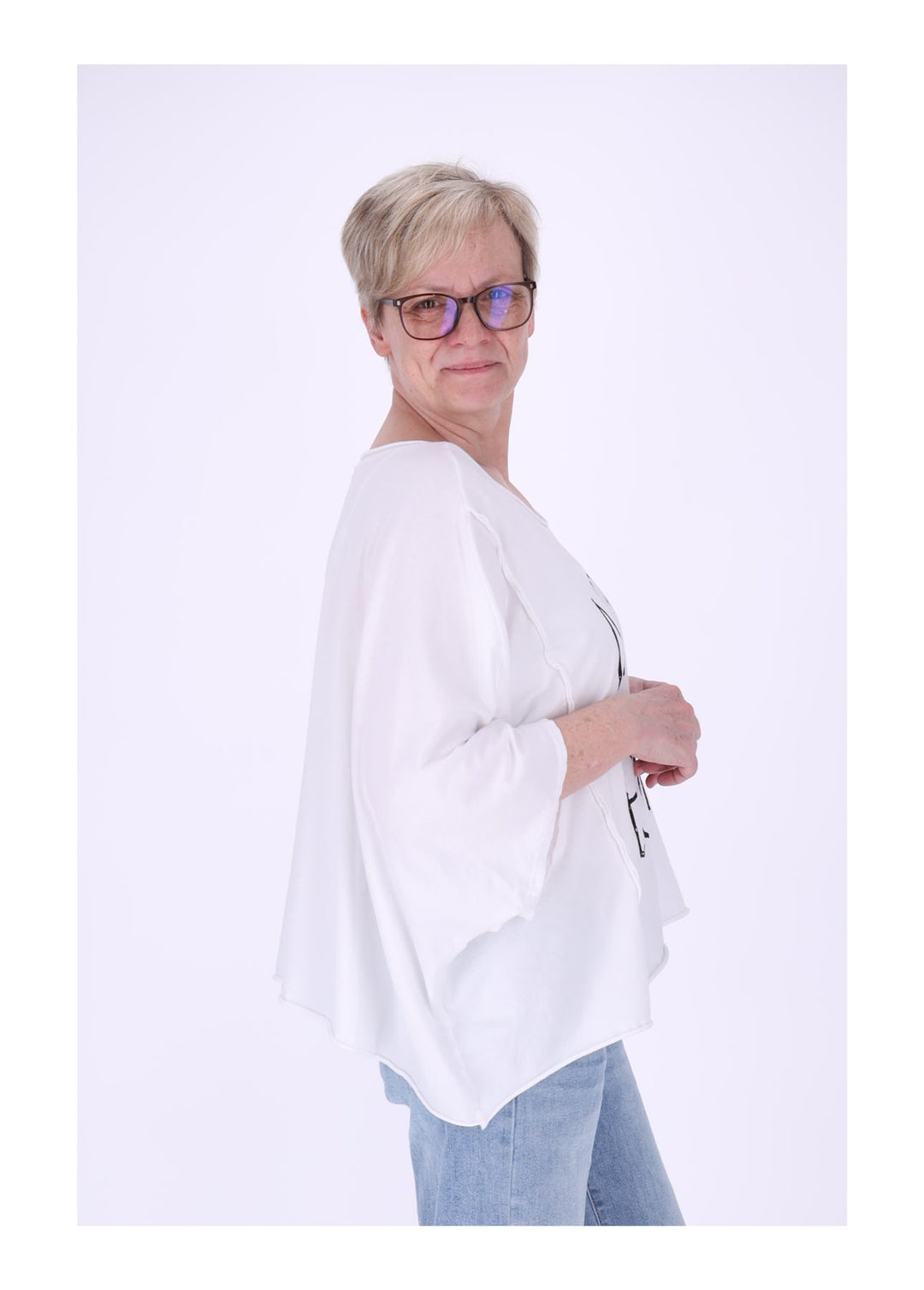 T-Shirt Damen Oversizes NORMAL IS BORING