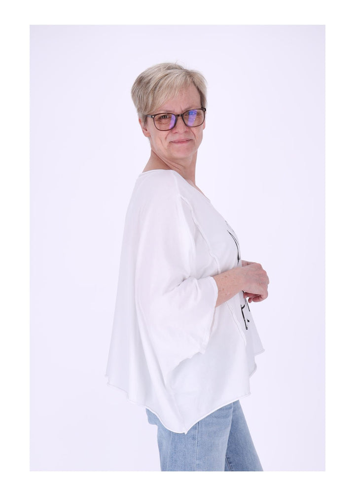 T-Shirt Damen Oversizes NORMAL IS BORING