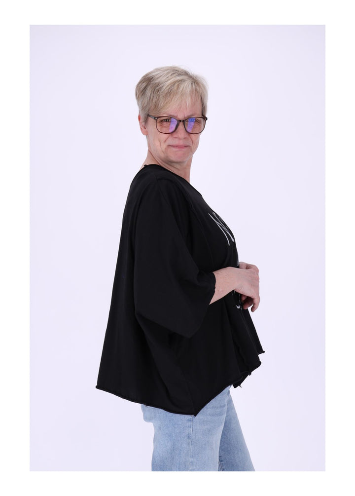 T-Shirt Damen Oversizes NORMAL IS BORING
