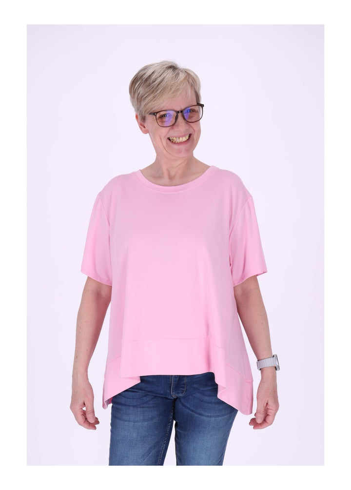 T-Shirt Damen A-Form breiter Bund