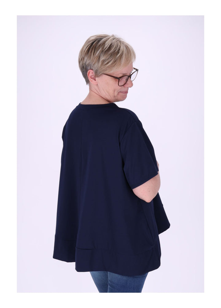 T-Shirt Damen A-Form breiter Bund