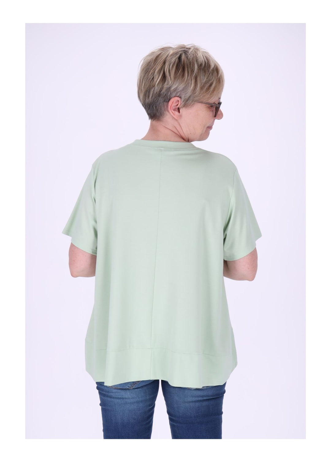 T-Shirt Damen A-Form breiter Bund