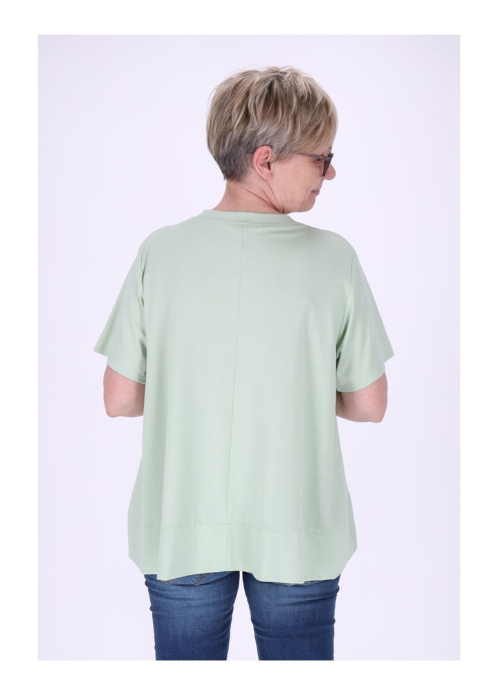 T-Shirt Damen A-Form breiter Bund