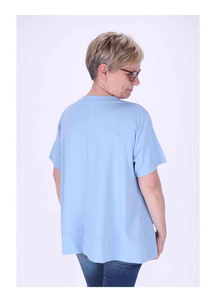 T-Shirt Damen A-Form breiter Bund