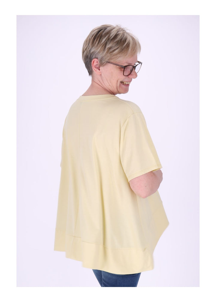 T-Shirt Damen A-Form breiter Bund