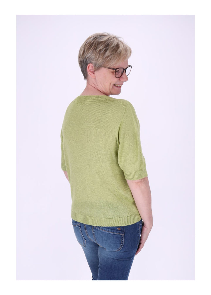 T-Shirt Damen V-Ausschnitt Feinstrick