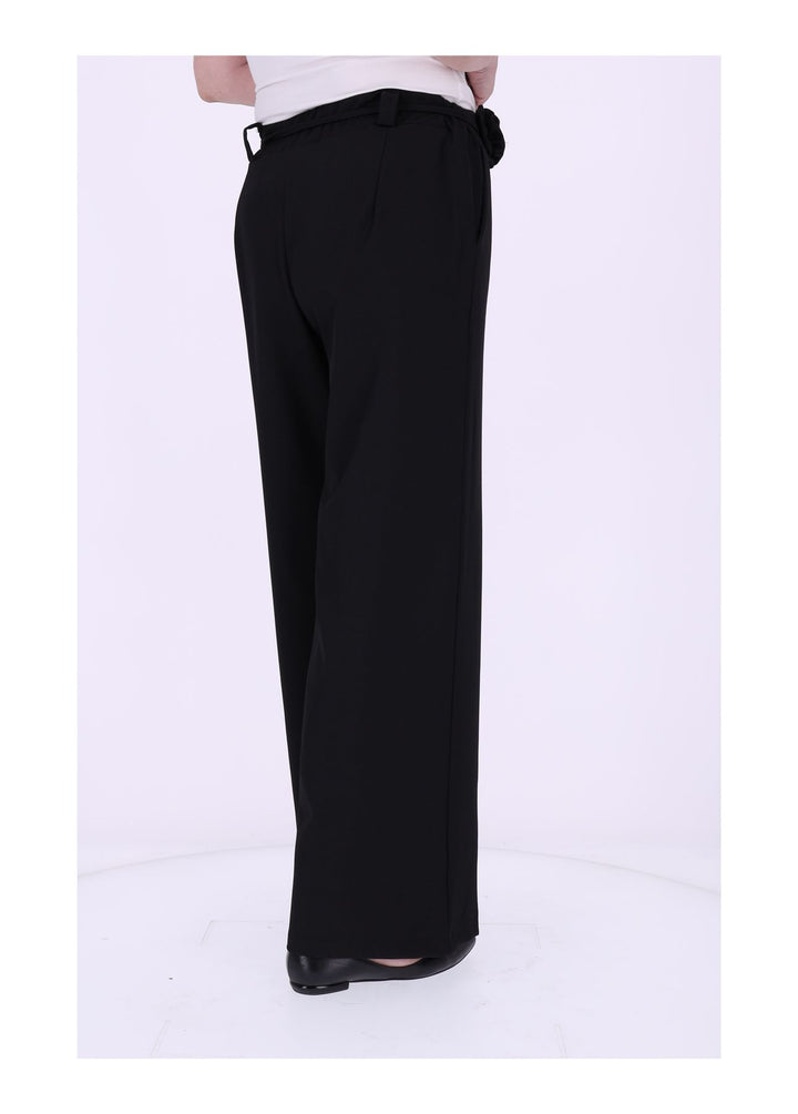 Schlupf-Hose Damen Blumengürtel Sommer Qualität