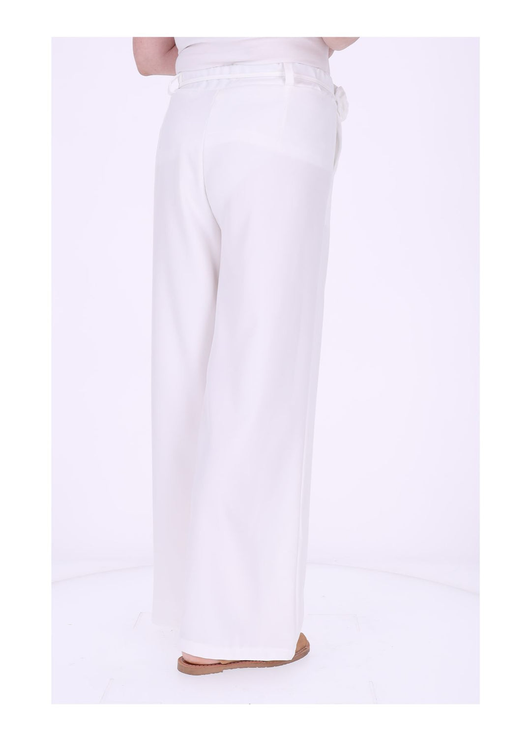 Schlupf-Hose Damen Blumengürtel Sommer Qualität