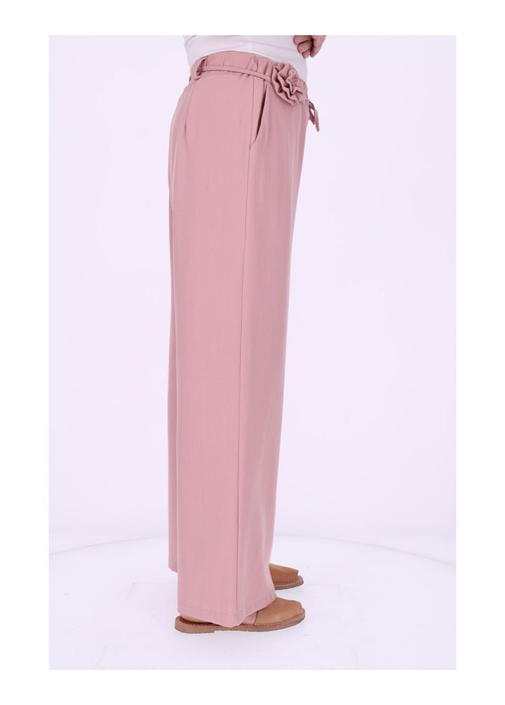 Schlupf-Hose Damen Blumengürtel Sommer Qualität