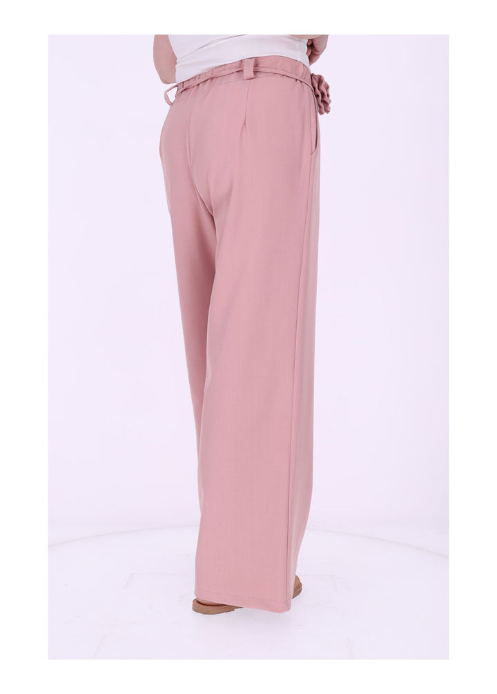 Schlupf-Hose Damen Blumengürtel Sommer Qualität