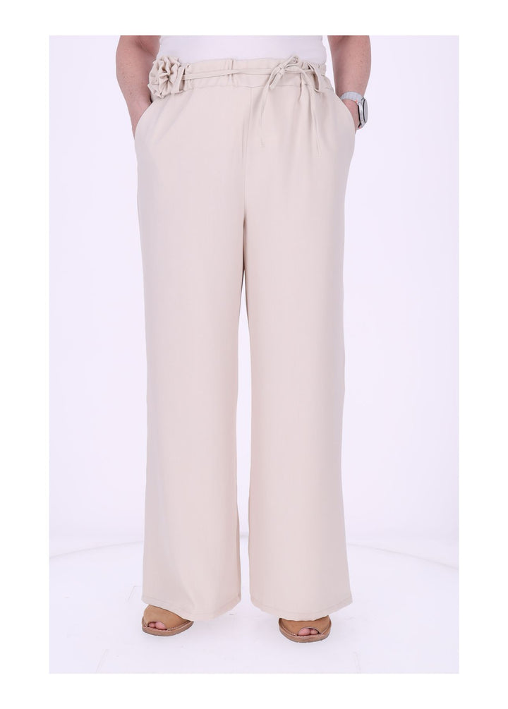 Schlupf-Hose Damen Blumengürtel Sommer Qualität
