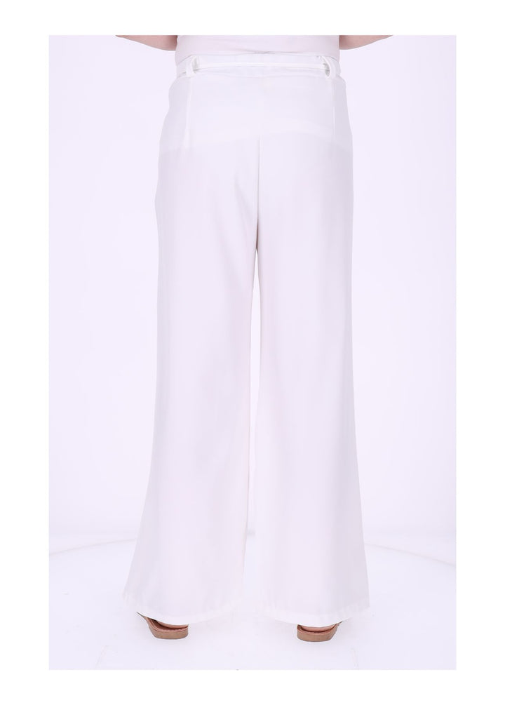 Schlupf-Hose Damen Blumengürtel Sommer Qualität