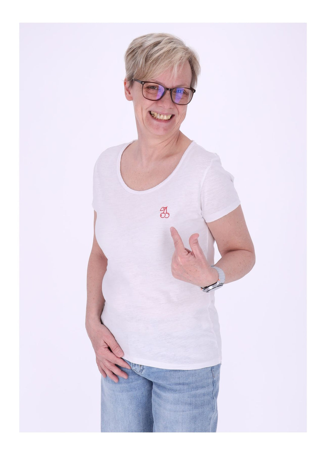 T-Shirt Damen Nantes Chestlogo