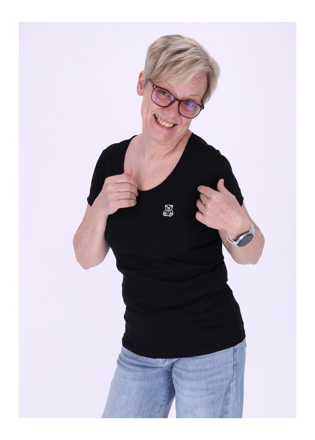 T-Shirt Damen Nantes Chestlogo