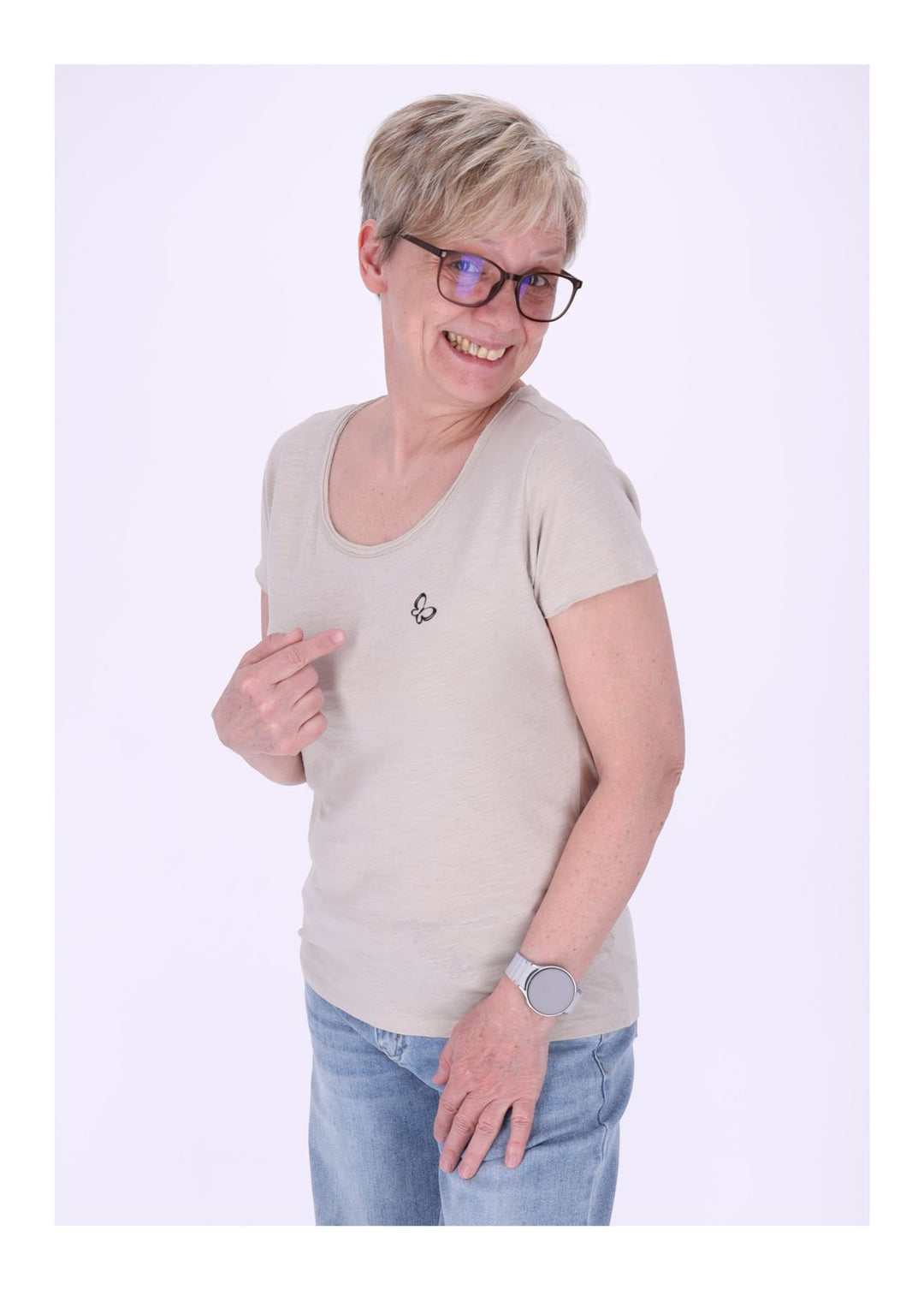 T-Shirt Damen Nantes Chestlogo