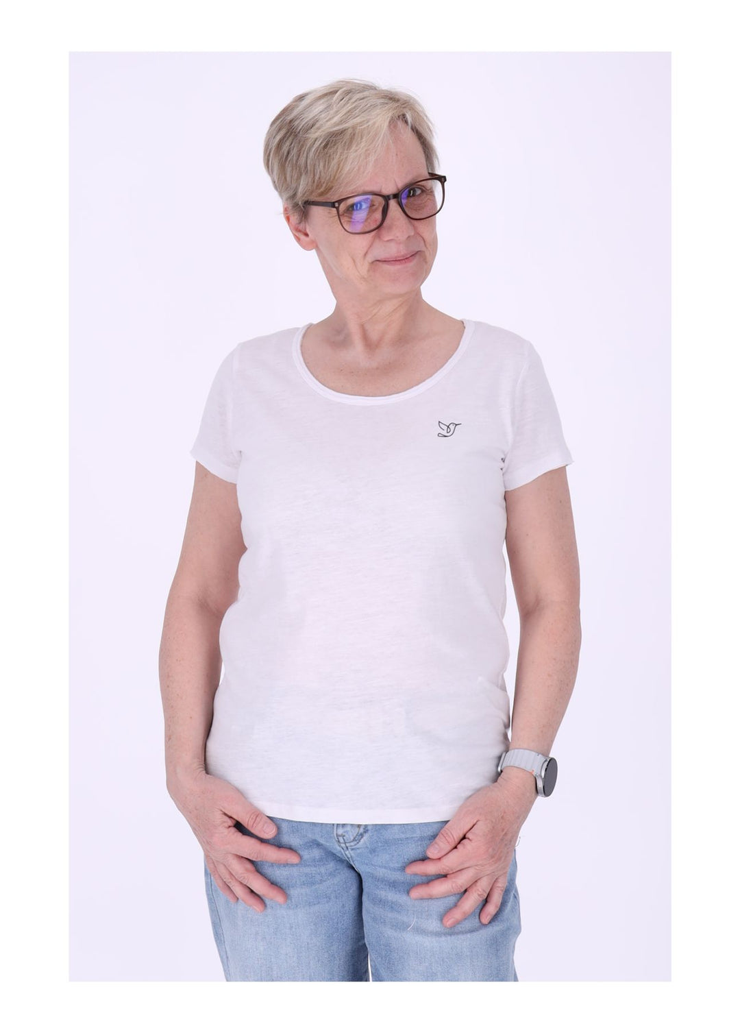 T-Shirt Damen Nantes Chestlogo