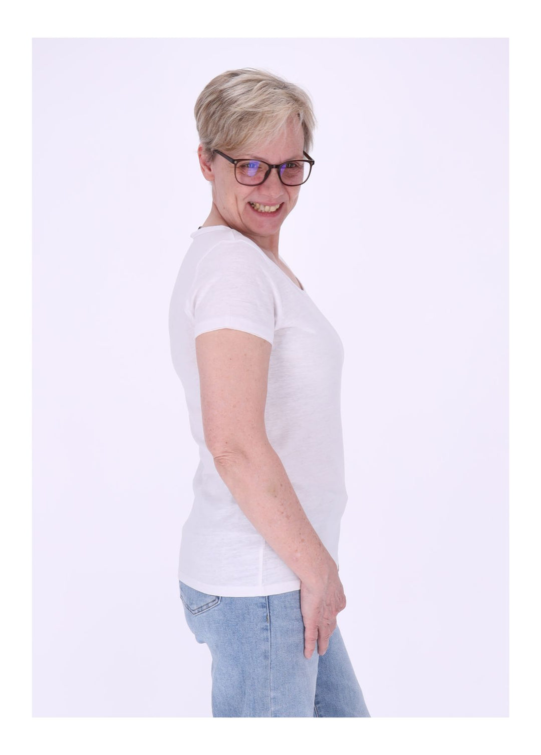 T-Shirt Damen Nantes Chestlogo
