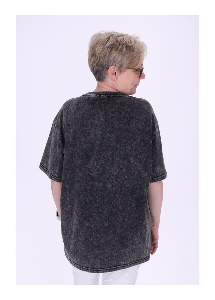 T-Shirt Damen Rabit Pailetten
