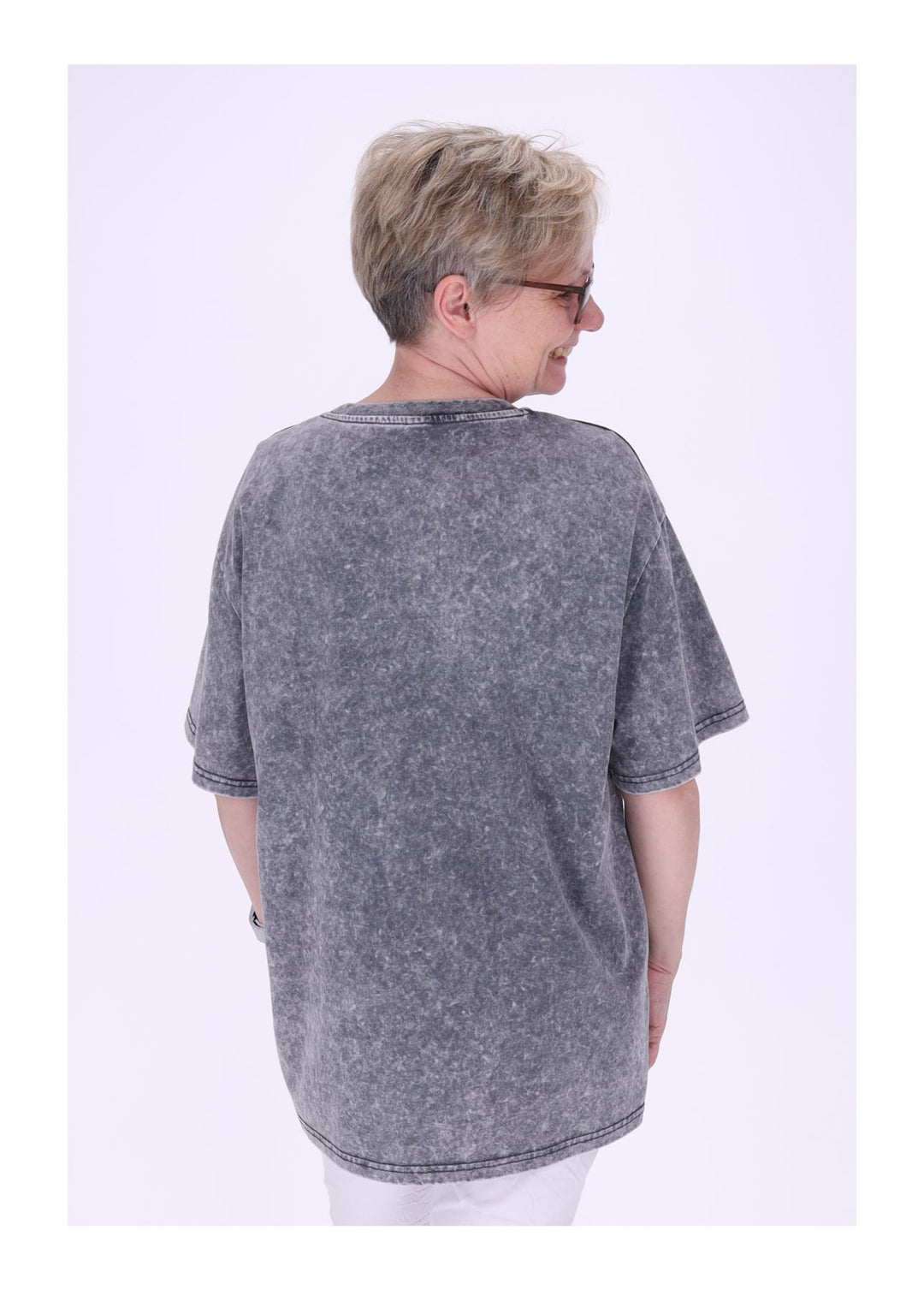 T-Shirt Damen Rabit Pailetten