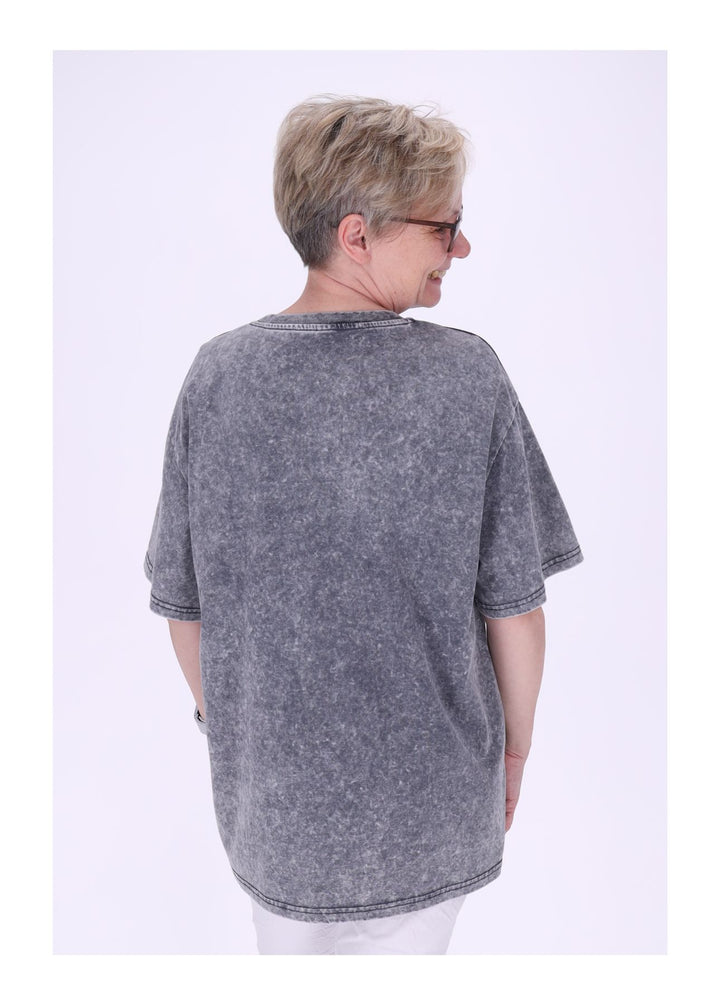 T-Shirt Damen Rabit Pailetten